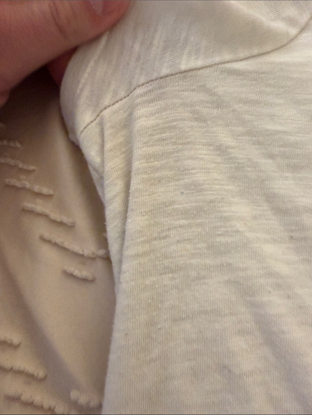 Women’s White Graphic Tee with Embellished Lips and Embroidered Lashes - Picture 4 of 9